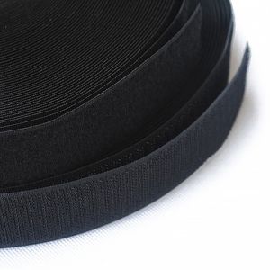 China 黒と白の縫い目 フックとループ クリーム 無料 縫い目 フックとループ 衣類の荷物 wholesale