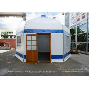 Luxury Portable Mongolian Yurt Ger Home Glamping Tents 6M Clear Span