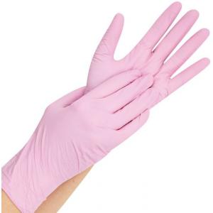 China Disposable Nitrile Glove Wholesale Disposable Powder Free Blue Medical Exam 100/box Textured Nitrile Gloves supplier