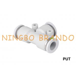 PUT Union Tee Push Fit Pneumatic Quick Connect Fittings 1/8'' 1/4'' 3/8'' 1/2''