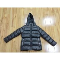 China Ladies Long Black Puffa Coats For Womens Long Padded Jacket With Fur Hood on sale