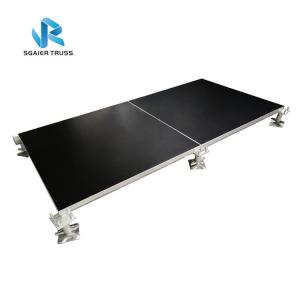 China Mobile Modular Stage Equipment For Outdoor Grass Uneven Floor supplier