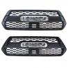 Modified Toyota Tacoma Parts Matte Black Mesh Front Bumper Grills Replacement