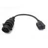 China Deutsch 9-Pin J1939 Male to Right Angle J1962 OBD-II 16 Pin Male CAN Bus Cable wholesale