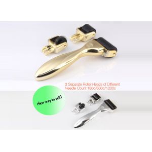 China Corps rotatoire Dermaroller, alliage titanique 3 de jeu rouleau-tambour dans 1 rouleau de Derma pour des cellulites wholesale