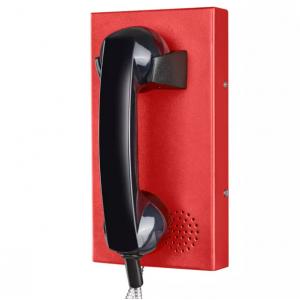 Anti Vandal Voip Video Phone IP55 Waterproof Industrial Telephone