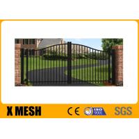 China 6063 T6 Security Metal Fencing Spacing 140mm Galvanised Steel Gate on sale