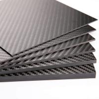 China 100% 3K Carbon Fiber Plain Weave Glossy Matte Carbon Fiber Plate High Strength OEM on sale