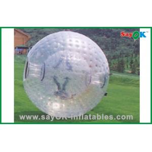 Inflatable Party Games PVC / TPU Adults Human Hamster Ball Costco Transparent For Rental