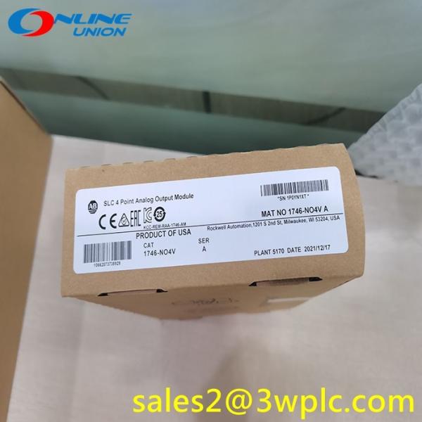 1746-NO4V Allen Bradley Four (4) Point, Non-Isolated SLC 500 Standard Analog Voltage Output Module