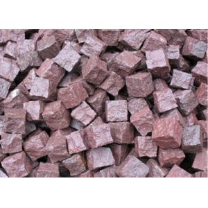 China Granite Outdoor Natural Paving Stones For Garden / Patio Red Porphyry supplier