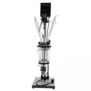 S212 2l Laboratory Double Layer Jacketed Glass Reactor