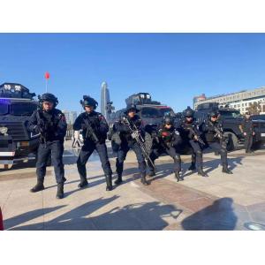 China Black Military Uniform For Wedding jacket Tearproof Mesh Man supplier