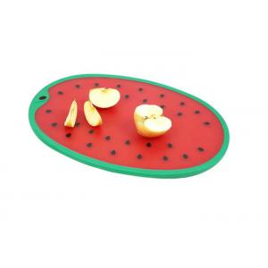China Watermelon Shaped Flexible Cutting Mats , Silicone Kitchen Chopping Board supplier