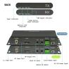 8K DisplayPort 1.4 Fiber Extender Kit (7680x4320@60Hz) over LC Single Mode Simplex up to 300m / 985ft - Transmitter & Receiver with RS232 + Bi-DIR IR Support