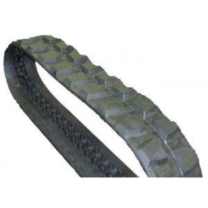 China 450 X 84 X 56 Undercarriage Rubber Tracks Good Tensile Strength With Turf Pattern supplier