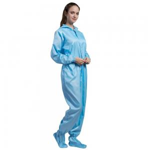 Cleanroom 250g Ladies Anti Static Jackets ESD Comfortable Working Pants