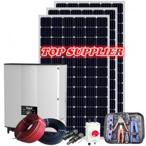 China 4KW 10KW Off Grid Solar System Mono 390W PV Solar Panels supplier