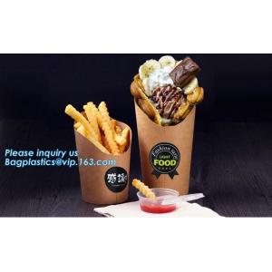 China French fries cone,chips french fries packaging,Size Kraft Cardboard Cone French Fries Printed Paper Cones bagease packag supplier