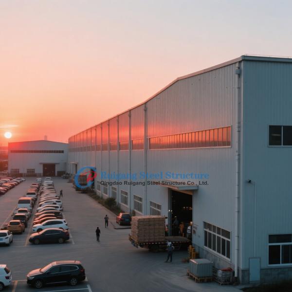 Customized High Quality Prefabricated Steel Structure Building With Sandwich Panel