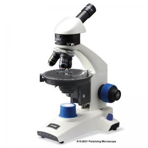 China Portable Monocular Polarised Light Microscope Cordless 40x - 400x A15.0021 supplier