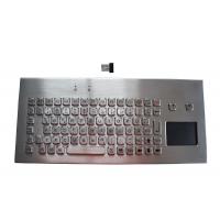 China Wireless Metal Keyboard IP67 With Touchpad IP67 Movable Desk Top 2.4G on sale