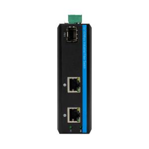 China IEEE 802.3at Industrial Fiber Switch POE SFP 48V 3 Port 10/100mbps supplier