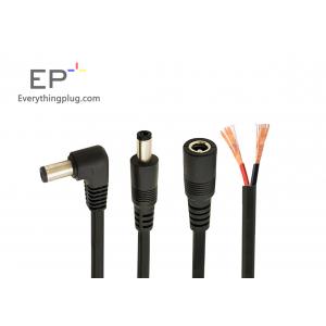 5.5x2.5mm  Pure Copper Core DC Plug Power Supply Male and Female Connector Power Female Cable  Head Connection Cable