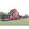 China Giant Silk Printing 0.55mm Inflatable Obstacle Course wholesale