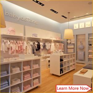 China New China hot sale fashion baby clothing stores,shop display fitting clothing stores supplier