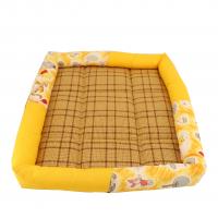 China 34 32 26 inch Comfortable Pet Bed couch Summer Rattan Mat Fabric 3D Structure Moisture Ventilation on sale