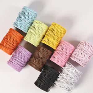 Iron Wired 2mm Paper Rope Eco DIY Twisted Paper Cord Biodegradable