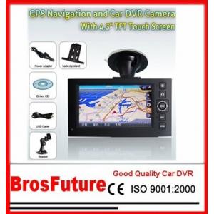 China Portable HD720P Vehicle Car Camera 4.3Inch TFT Display with GPS Function / Track Recording supplier