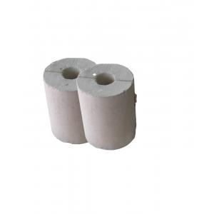 650 °C White Calcium Silicate Pipe Covering Insulation Material 600mm Length