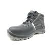 Easy Cleaning Black Work Shoes Precaution Reflective Tape For Night Work