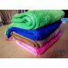 China High Density Fluffy Fleece Microfiber Kitchen Towels Red , Water Absorbing Towel wholesale