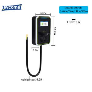 Commercial EV-HB Wallbox Pulsar Plus AC EV Charger 3.6KW / 7KW / 11KW / 22KW