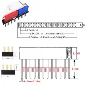 8 Pole 2-Beads-RM 2 MM-NEW 5 x PCB Pin Bar-Milli-Grid