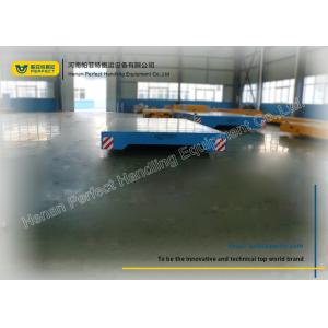 China 20 Ton Industrial Transfer Trolley Heavy Cargo Rail Flat Cart Work With Crane supplier