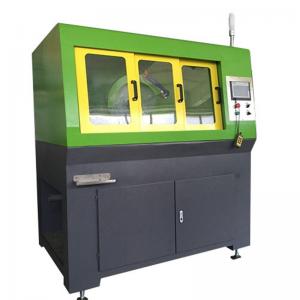 Iron Powder Cores Wheel Cutting Machine Avoid Material Burns Line Speed Adjustable