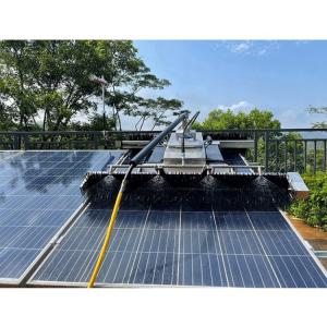 Anti robô de limpeza do painel solar da proteção da queda para o telhado comercial