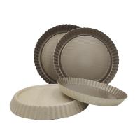 China Durable Aluminum Alloy Pie Pan Round Cake Pans For Le Creuset Pie Dish on sale