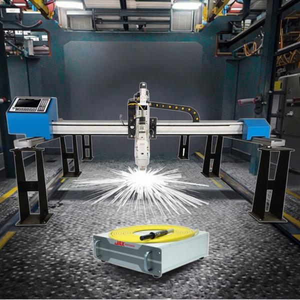 Portable 1500-3000mm CNC Laser Gantry Cutter AutoCAD DXF Compatible for Sheet Metal & Motor Gear Core BMP & AI Features