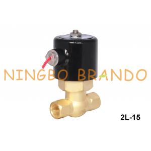 2L-15 1/2'' Brass Steam And Hot Water Solenoid Valve 24VDC 220VAC