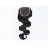 Bouncy Black 100 Human Hair Lace Front Closure Long Lasting Without Knots Or