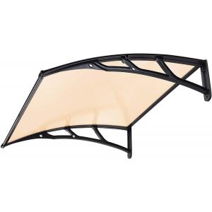 60x80CM Durable Window Awning Waterproof Door Window Awning Canopy Clear Rain Cover Outdoor Sun Shade Shelter