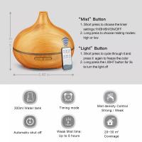 China 500ml 5 In 1 Ultrasonic Essential Oil Diffuser DC 24V With Remote Control on sale