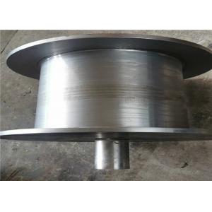 Q355b Material LBS Grooved Drum For Hoist Crane With Shaft Fully Machined