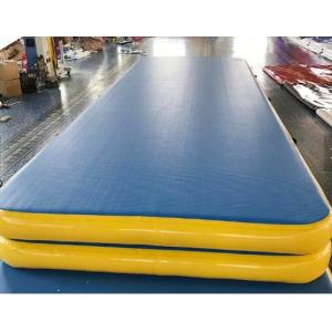 0.9mm Thickness Gymnastics Air Mat , Inflatable Air Track For Physical Training Air Track Mat