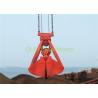 China Vessel Hydraulic Clamshell Bucket 2 Peels 12 Cubic Radio Remote Control wholesale